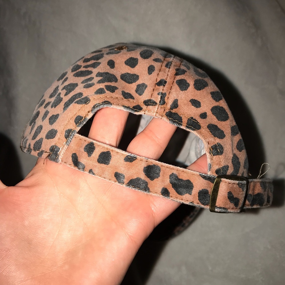 🐆leopard dad hat🐆